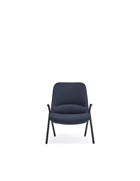 Butaca Baja DINS, Azul / Metal Negro - Teulat