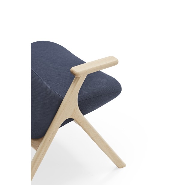 Butaca Baja DINS, Azul / Haya Natural...