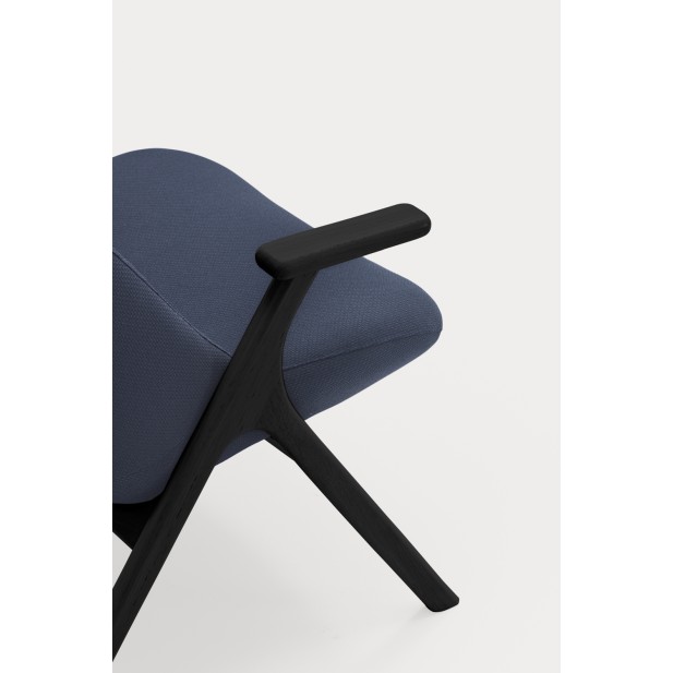 Butaca Baja DINS, Azul / Haya Negro -...