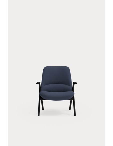 Butaca Baja DINS, Azul / Haya Negro - Teulat