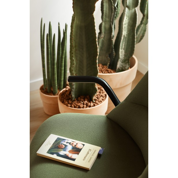 Butaca Baja DINS, Verde / Metal Negro...