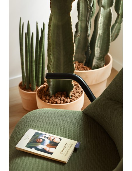 Butaca Baja DINS, Verde / Metal Negro - Teulat