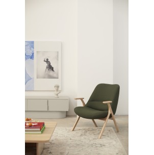 Butaca Baja DINS, Verde / Haya Natural - Teulat; Vackart; 17499_TE 2