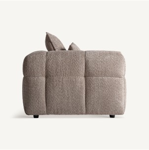 Sofá BARLIN 4 Plazas, Tapizado Marrón - Vical; Vackart; 36093 2