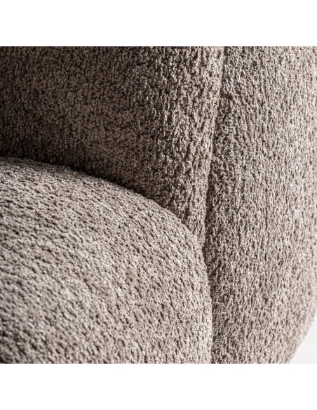 Sofá BARLIN 4 Plazas, Tapizado Marrón - Vical