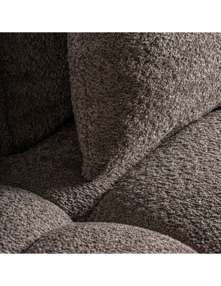 Sofá BARLIN 4 Plazas, Tapizado Marrón - Vical