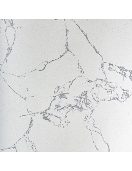 Mesa de Centro VONNAS Ø90 cm, Piedra Blanca - Vical