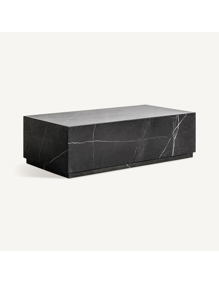Mesa de Centro LAIZ 120x60 cm, Mármol Negro - Vical