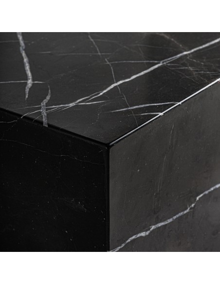 Mesa de Centro LAIZ 120x60 cm, Mármol Negro - Vical