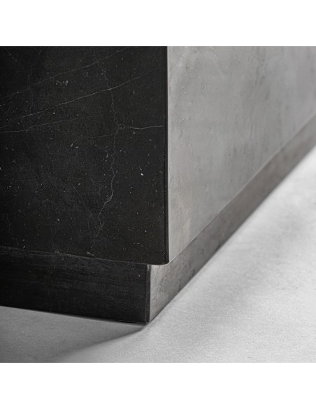 Mesa de Centro LAIZ 120x60 cm, Mármol Negro - Vical