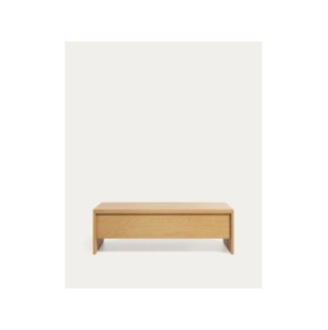 Mesa de centro elevable Abilen de chapa de roble 110 x 60...