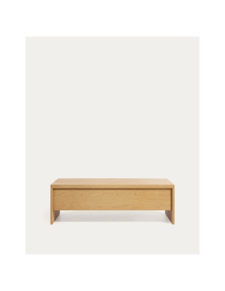 Mesa de centro elevable Abilen de chapa de roble 110 x 60 cm FSC 100% - Kave Home
