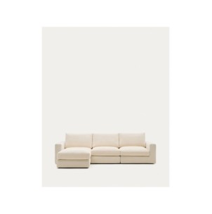 Sofá modular desenfundable Alea 4 plazas chenilla chaise...