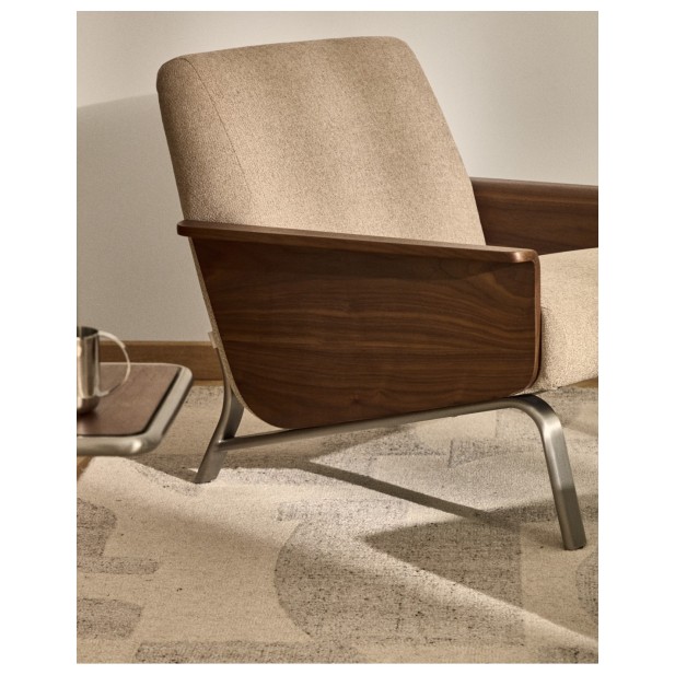 Butaca Amsen marrón claro de...