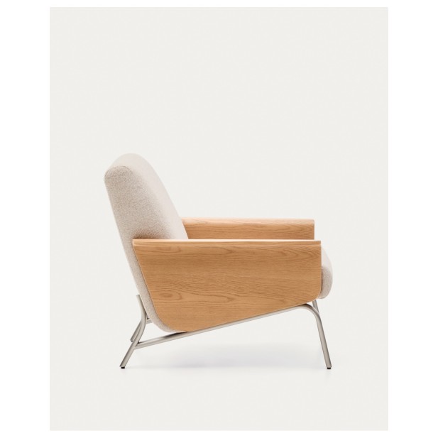 Butaca Amsen beige de contrachapado...