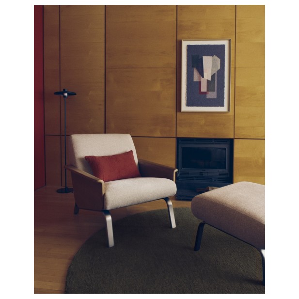 Butaca Amsen beige de contrachapado...