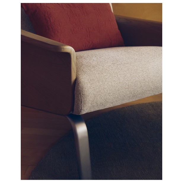 Butaca Amsen beige de contrachapado...