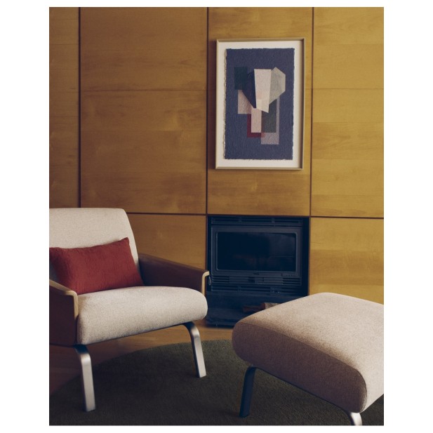 Butaca Amsen beige de contrachapado...