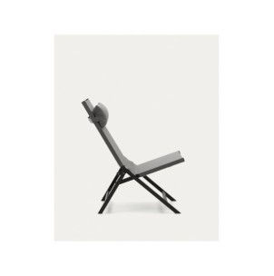 Butaca plegable Canutells de aluminio con acabado gris... 2