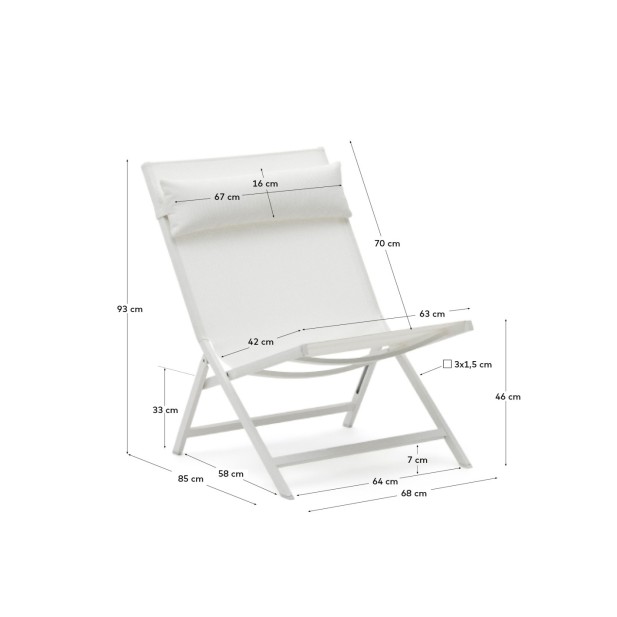 Butaca plegable Canutells de aluminio...