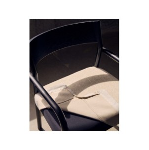 Funda para silla Falconera de chenilla beige  - Kave Home 2