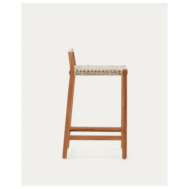 Taburete Giverola de madera maciza de...