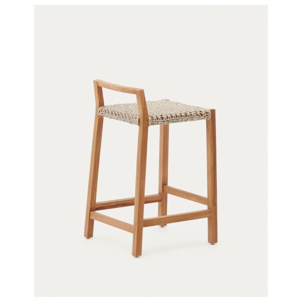 Taburete Giverola de madera maciza de...