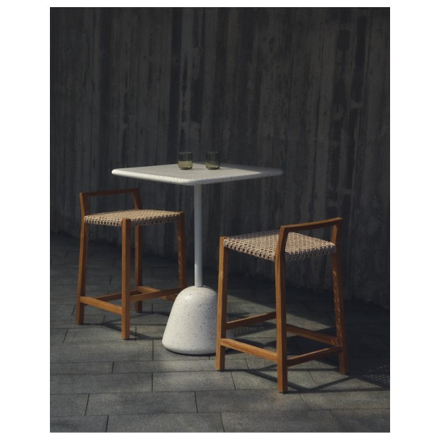 Taburete Giverola de madera maciza de...