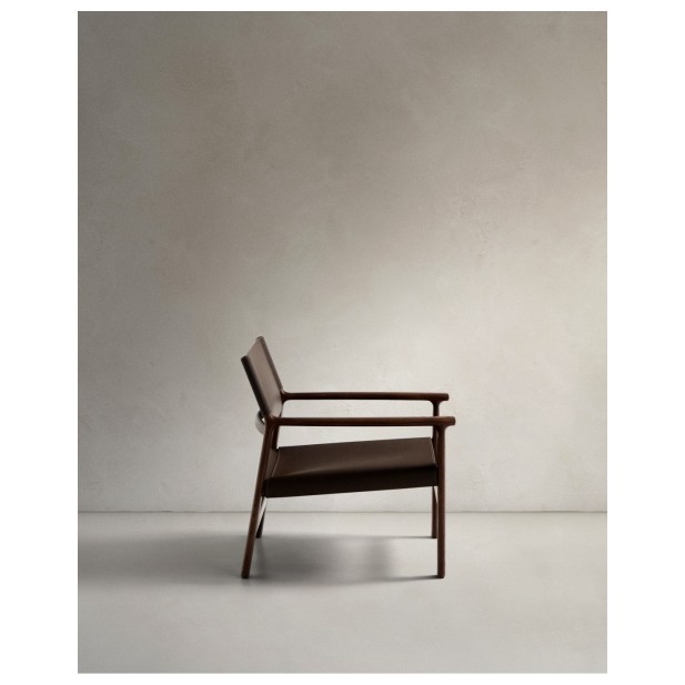 Butaca Jan de fibras de cuero...