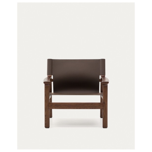 Butaca Jan de fibras de cuero...