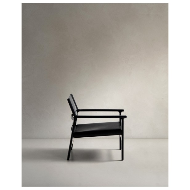 Butaca Jan de fibras de cuero...