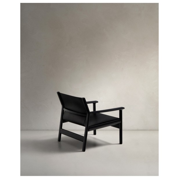 Butaca Jan de fibras de cuero...