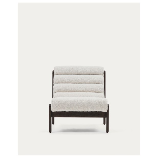 Butaca Magira de borreguito blanco y...