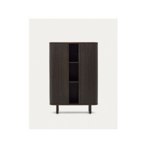 Aparador alto Mailen 2 puertas en chapa de fresno con...