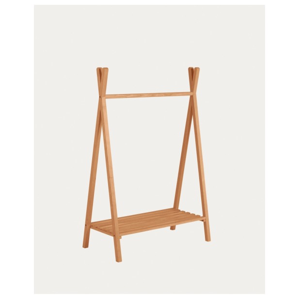 Burra tipi Maralis de madera maciza de haya 148 x 50 cm - Kave Home