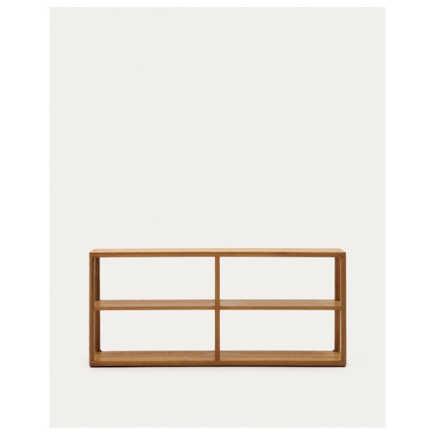 Estantería Maymai con estructura de madera maciza de roble 180 x 81 cm - Kave Home