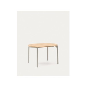 Mesa extensible Montuiri chapa de roble y patas de acero... 2