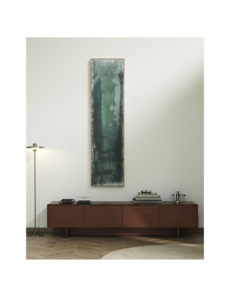 Mueble TV Norlen 4 puertas de chapa de nogal FSC Mix Credit 200 x 46 cm - Kave Home