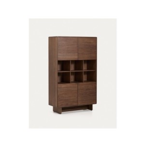 Aparador alto Norlen 4 puertas de chapa de nogal FSC Mix... 2