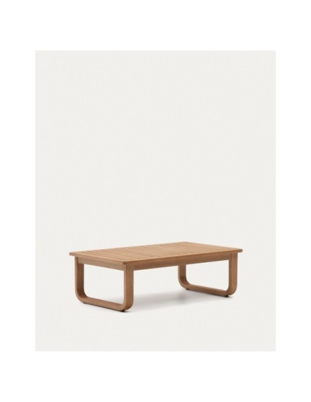 Mesa de centro exterior Sacaleta de madera maciza de eucalipto 100 x 60 cm FSC 100% - Kave Home