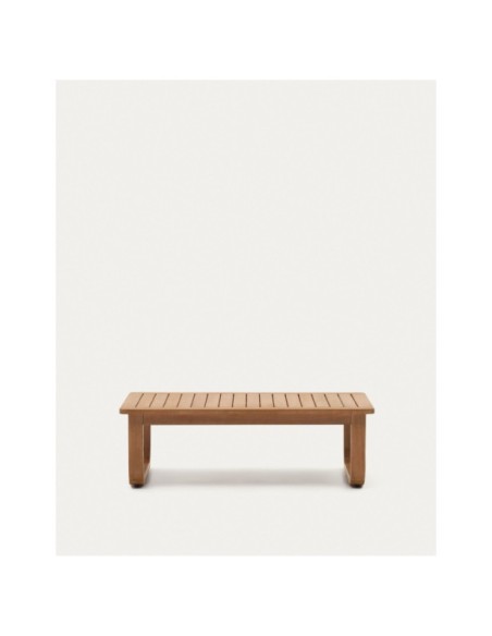 Mesa de centro exterior Sacaleta de madera maciza de eucalipto 100 x 60 cm FSC 100% - Kave Home