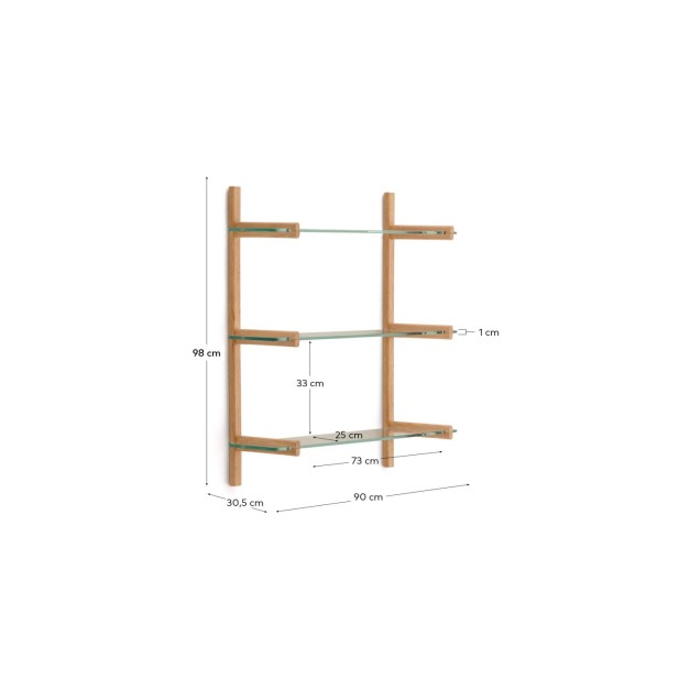 Estantería modular Sitra 3 baldas de...