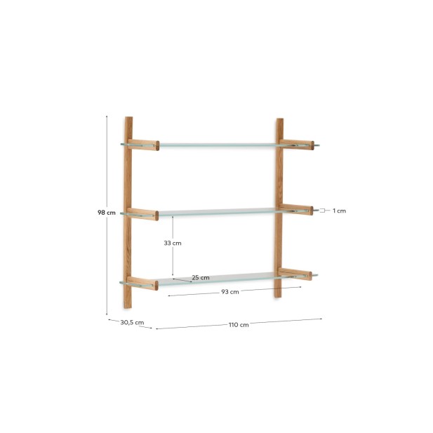 Estantería modular Sitra 3 baldas de...