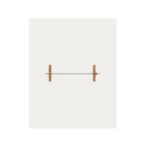 Estantería modular Sitra 1 balda de cristal y madera... 2