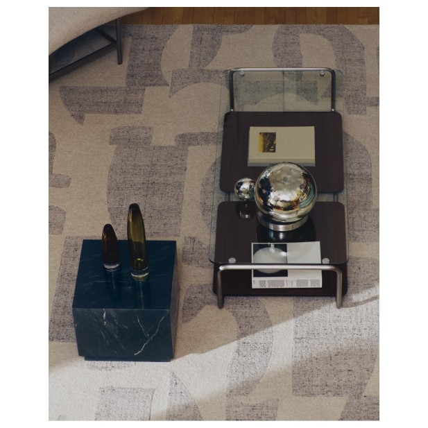 Mesa auxiliar Sorein de mármol negro...