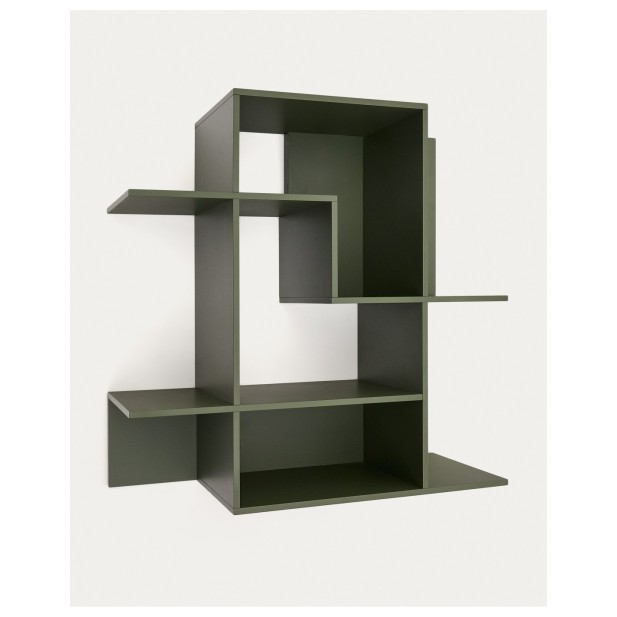 Estantería modular Ina de DM lacado verde 80 x 80 cm FSC 100% - Kave Home