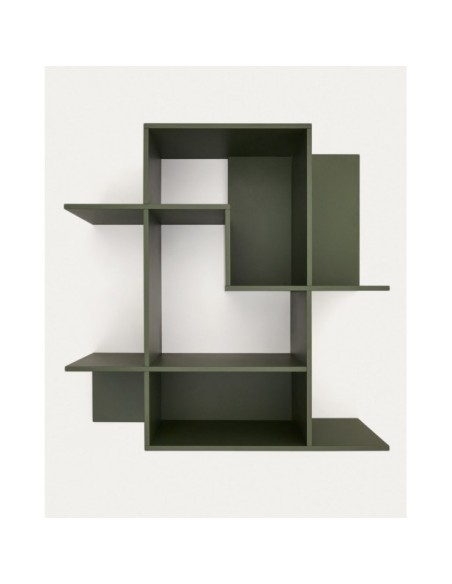 Estantería modular Ina de DM lacado verde 80 x 80 cm FSC 100% - Kave Home