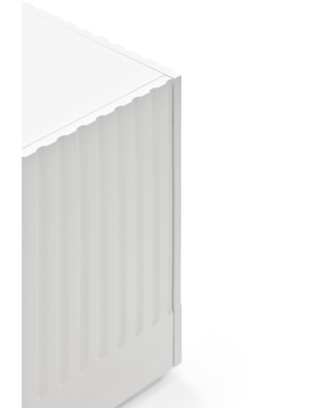 Aparador DORIC 149 cm, Blanco / Interior Crema - Teulat