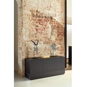 Aparador DORIC 149cm, Negro/Int. Antracita - Teulat; Vackart; 14940_TE 2