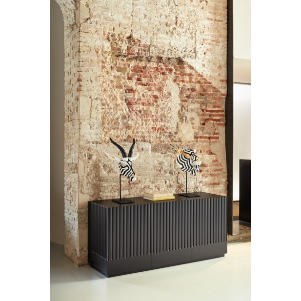 Aparador DORIC 149 cm, Negro /...